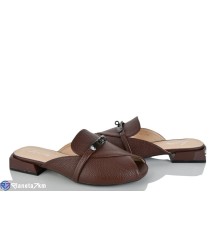 Шлепки жіночі на літо (6 пар р.36-40) коричневий  "LOREDANA"