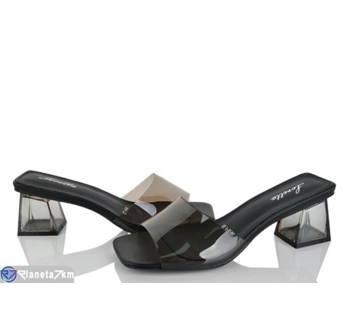 Шлепки жіночі на літо (6 пар р.36-40) чорний  "LOREDANA"