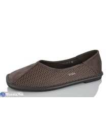 Балетки жіночі на літо (8 пар р.36-41) коричневий  "Lilin"