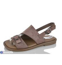 Босоніжки жіночі на літо (8 пар р.36-41) коричневий  "Lilin"