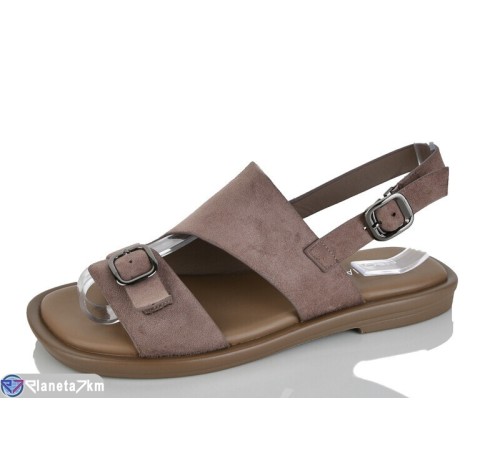 Босоніжки жіночі на літо (8 пар р.36-41) коричневий  "Lilin"