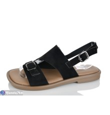 Босоніжки жіночі на літо (8 пар р.36-41) чорний  "Lilin"