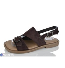 Босоніжки жіночі на літо (8 пар р.36-41) коричневий  "Lilin"