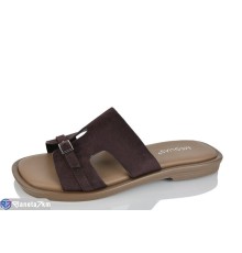 Шлепки жіночі на літо (8 пар р.36-41) коричневий  "Lilin"