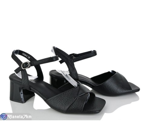 Босоніжки жіночі на літо (6 пар р.36-40) чорний  "LOREDANA"