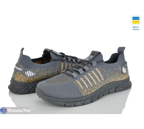 Кросівки чоловічі на літо (10 пар р.41-45) сірий  "Ladmir"