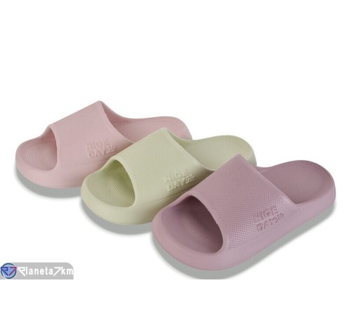 Шлепки жіночі на літо (12 пар р.36-41) мікс  "LEVLU"