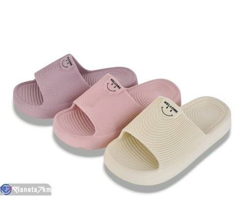 Шлепки жіночі на літо (12 пар р.36-41) мікс  "LEVLU"