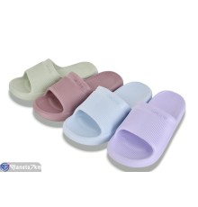 Шлепки жіночі на літо (12 пар р.36-41) мікс  "LEVLU"