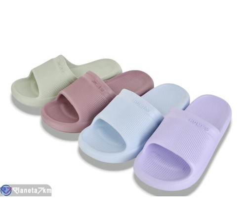 Шлепки жіночі на літо (12 пар р.36-41) мікс  "LEVLU"