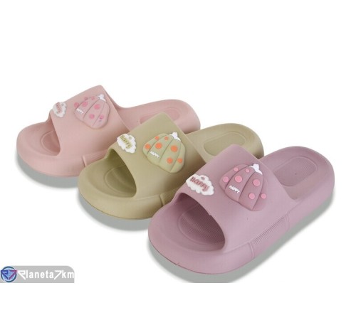 Шлепки жіночі на літо (12 пар р.36-41) мікс  "LEVLU"