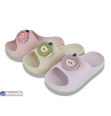 Шлепки жіночі на літо (12 пар р.36-41) мікс  "LEVLU"