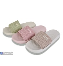 Шлепки жіночі на літо (12 пар р.36-41) мікс  "LEVLU"