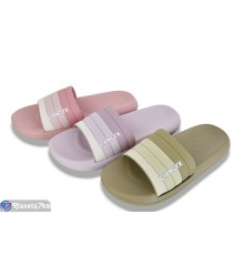Шлепки жіночі на літо (12 пар р.36-41) мікс  "LEVLU"
