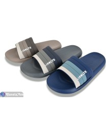Шлепки чоловічі на літо (12 пар р.40-45) мікс  "LEVLU"