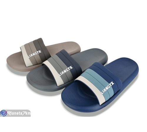 Шлепки чоловічі на літо (12 пар р.40-45) мікс  "LEVLU"
