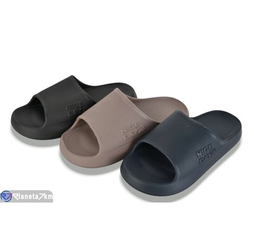 Шлепки чоловічі на літо (12 пар р.40-45) мікс  "LEVLU"