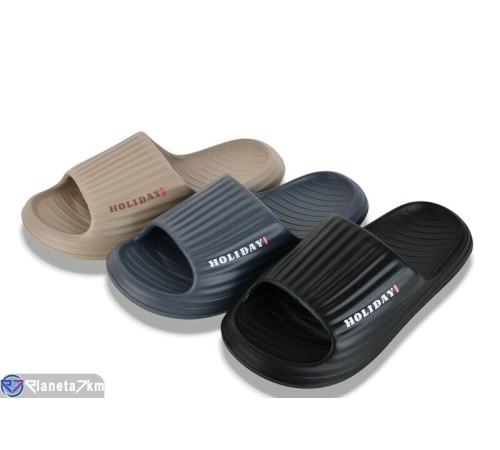 Шлепки чоловічі на літо (12 пар р.40-45) мікс  "LEVLU"