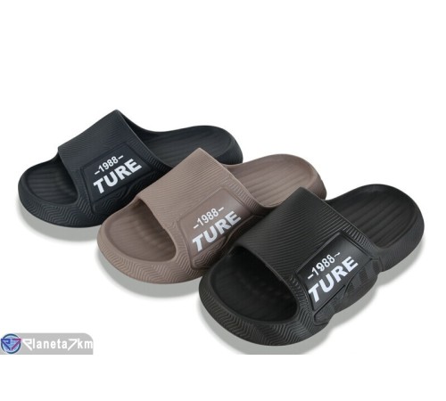 Шлепки чоловічі на літо (12 пар р.40-45) мікс  "LEVLU"