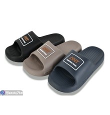 Шлепки чоловічі на літо (12 пар р.40-45) мікс  "LEVLU"