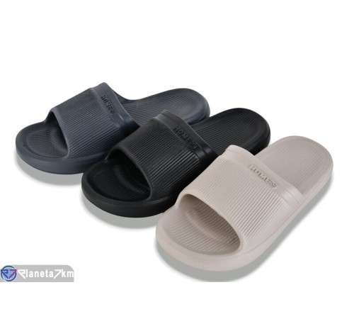 Шлепки чоловічі на літо (12 пар р.40-45) мікс  "LEVLU"