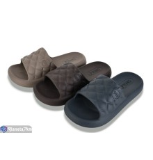 Шлепки чоловічі на літо (12 пар р.40-45) мікс  "LEVLU"