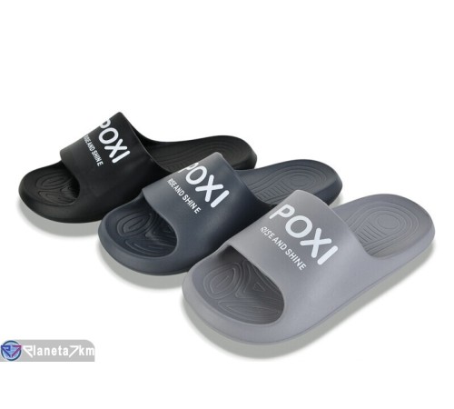 Шлепки чоловічі на літо (12 пар р.46-49) мікс  "LEVLU"