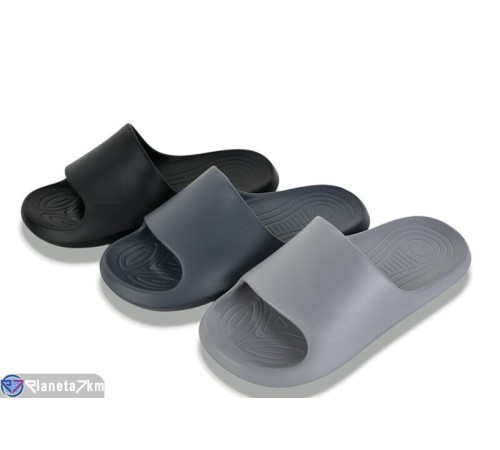 Шлепки чоловічі на літо (12 пар р.46-49) мікс  "LEVLU"