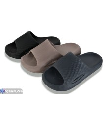 Шлепки чоловічі на літо (12 пар р.46-49) мікс  "LEVLU"