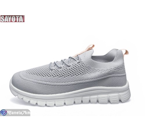 Кросівки жіночі на літо (8 пар р.36-41) сірий  "Sayota"