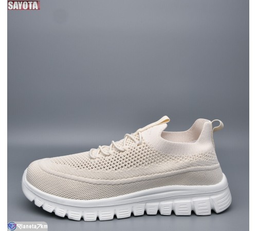 Кросівки жіночі на літо (8 пар р.36-41) бежевий  "Sayota"