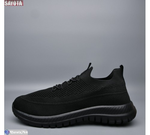 Кросівки чоловічі на літо (8 пар р.41-45) чорний  "Sayota"