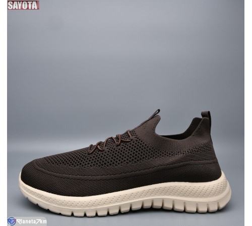 Кросівки чоловічі на літо (8 пар р.41-45) коричневий  "Sayota"