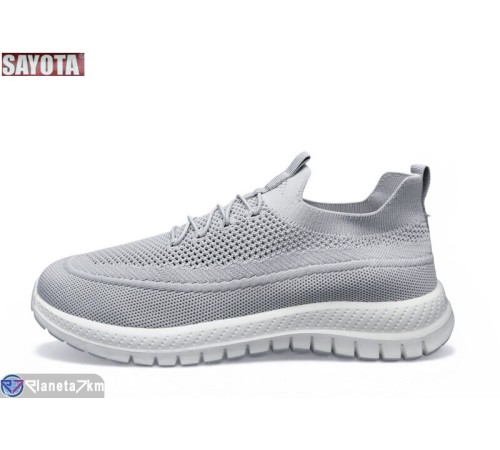 Кросівки чоловічі на літо (8 пар р.41-45) сірий  "Sayota"