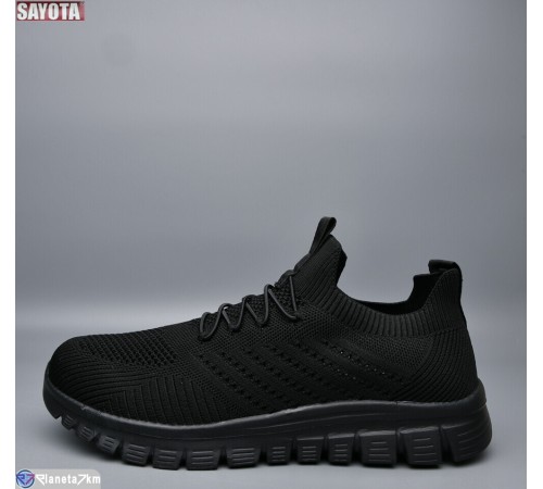 Кросівки чоловічі на літо (8 пар р.41-45) чорний  "Sayota"