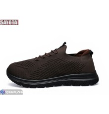 Кросівки чоловічі на літо (8 пар р.41-45) коричневий  "Sayota"