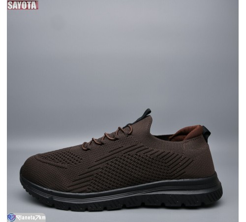 Кросівки чоловічі на літо (8 пар р.41-45) коричневий  "Sayota"