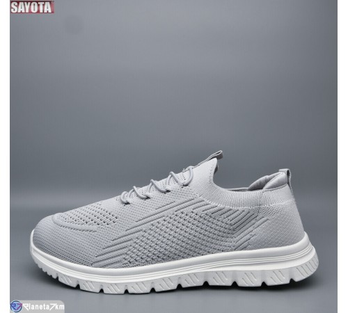 Кросівки чоловічі на літо (8 пар р.41-45) сірий  "Sayota"