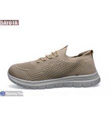 Кросівки чоловічі на літо (8 пар р.41-45) бежевий  "Sayota"
