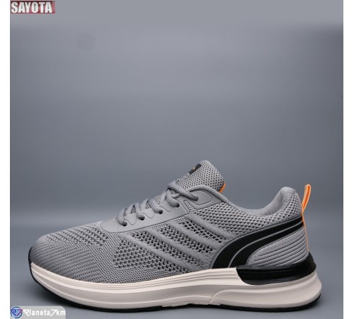 Кросівки чоловічі на літо (8 пар р.41-45) сірий  "Sayota"