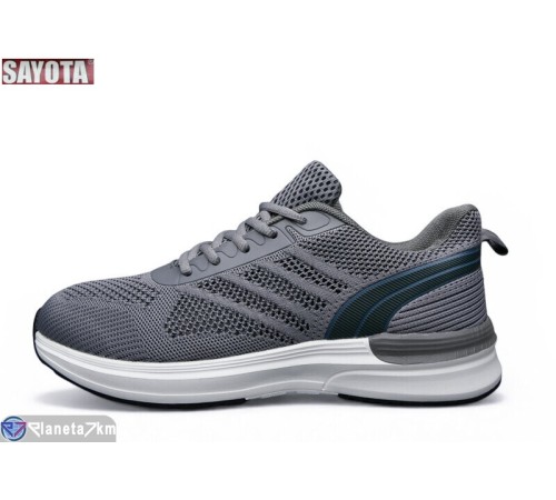 Кросівки чоловічі на літо (8 пар р.41-45) сірий  "Sayota"