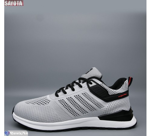 Кросівки чоловічі на літо (8 пар р.41-45) сірий  "Sayota"