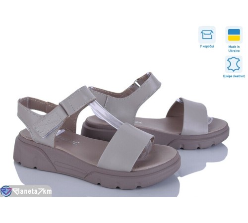 Босоніжки жіночі на літо (8 пар р.36-41) бежевий  "FOX"