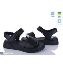 Босоніжки жіночі на літо (8 пар р.36-41) чорний  "FOX"