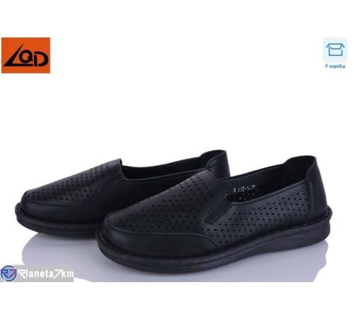 Туфлі жіночі на літо (8 пар р.37-42) чорний  "Dolli"