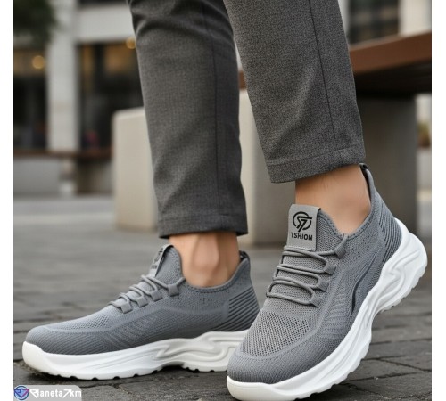 Кросівки чоловічі на літо (8 пар р.40-45) сірий  "KULIBABA"