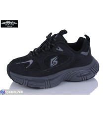 Дитячі кросівки на весну/осінь (8 пар р.32-37) чорний  "Baas"