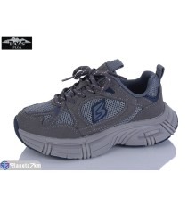 Дитячі кросівки на весну/осінь (8 пар р.32-37) сірий  "Baas"