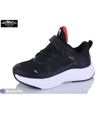 Дитячі кросівки на весну/осінь (8 пар р.32-37) чорний  "Baas"