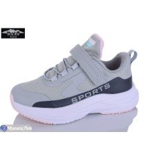 Дитячі кросівки на весну/осінь (8 пар р.32-37) сірий  "Baas"